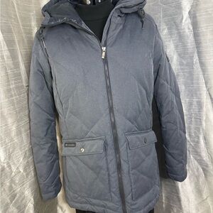 Columbia Men's Dark Gray Quilted Puffer Jacket